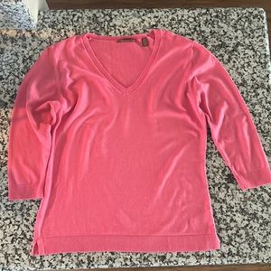 525 America Light pink size medium short sleeve sweater